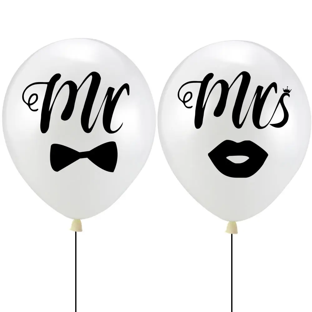 10 шт. Свадебная вечеринка Mr Mrs шар украшения курица вечерние девичник с надписью