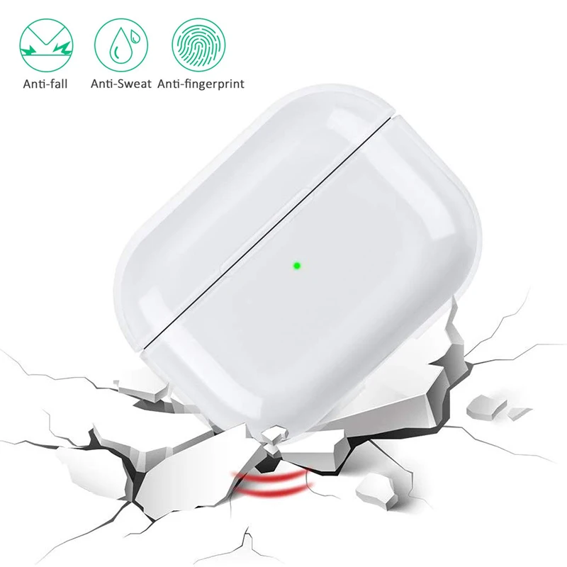 Защитный чехол для AirPods Pro Hard PC прозрачный Air Pods 3 чехлы беспроводных наушников