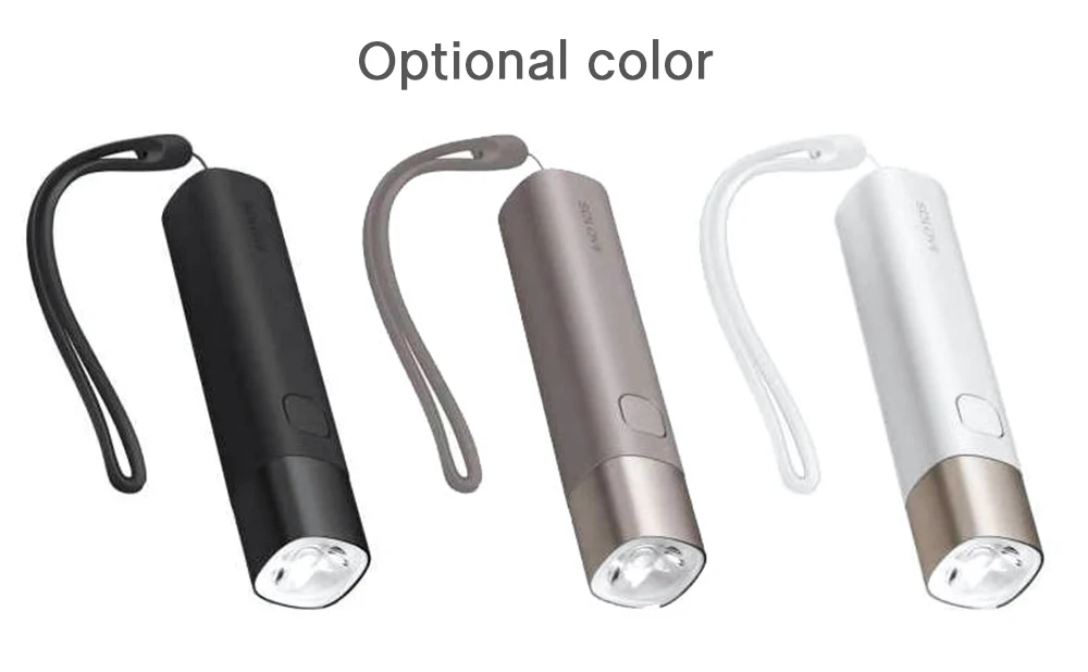 Solove X3 USB Перезаряжаемый яркий EDC фонарик 3000 мАч Внешний аккумулятор портативный мини светодиодный фонарь для велосипеда