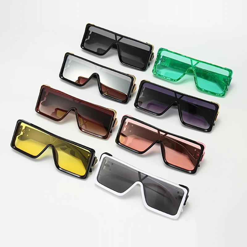 Peekaboo, черные негабаритные солнцезащитные очки для мужчин, цельное серебряное зеркало,, большие квадратные солнцезащитные очки для женщин, uv400, Летний стиль