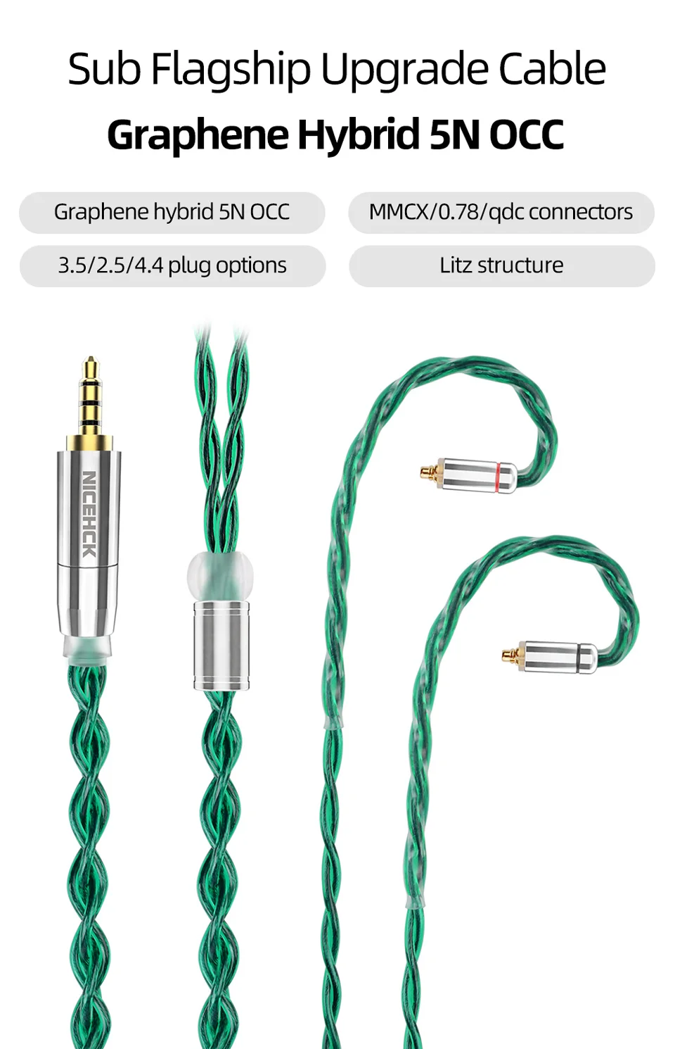 NICEHCK Youth NICEHCK Greenjelly 4.4mm