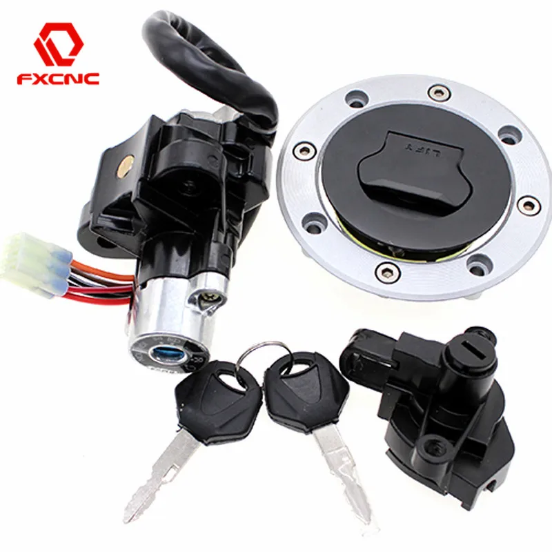 

Motorcycle Ignition Switch Gas Cap Fuel Tank Cover Lock Key Set For Suzuki Bandit 600 1200 GSF600 GSF1200 GSF 600 1200 1996-2005