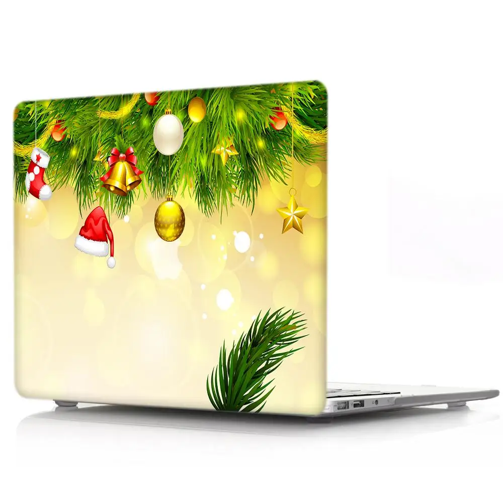 3D Рождественский чехол для ноутбука MacBook Air 13 Pro retina 11 12 13 13,3 15, для Macbook New Pro 13 15 Сенсорная панель чехол для клавиатуры