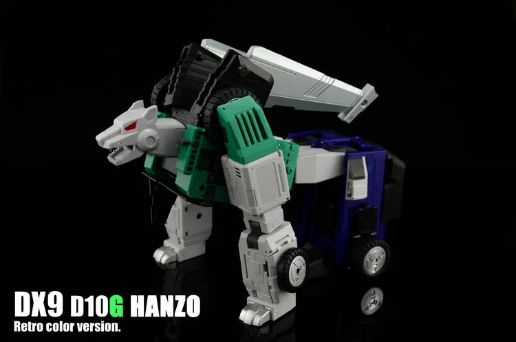 

Transformation DX9 toys D10G Hanzo Retro color version MP Sixshot G1 figure New