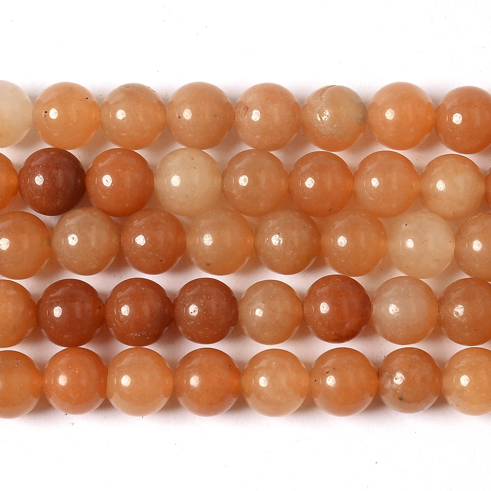 Enhanced Natural Stone Beads Collection: Aventurine, Lava, Amazonite, and Malachite Crystals for DIY Jewelry and Bracelet Crafting (4/6/8/10/12mm)