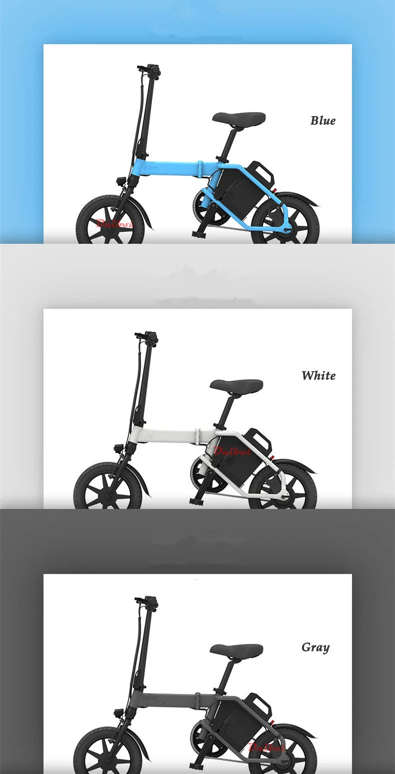 Daibot Portable Electric Bike Two Wheel Electric Scooters Three Cycling ModesSuspension 48V Folding Electric Bicycle For Adult (15)