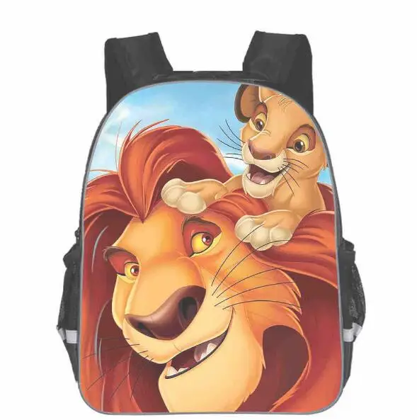Simba Король Лев школьный рюкзак для детей, мальчиков и девочек мультфильм Король Лев школьные сумки для девочек дошкольников детский сад сумка