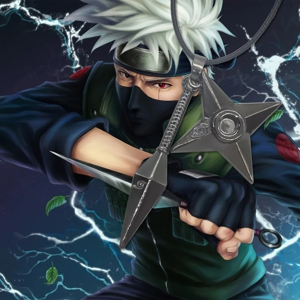 Ожерелье с кулоном Kunai Shuriken классические аксессуары из японского аниме косплей