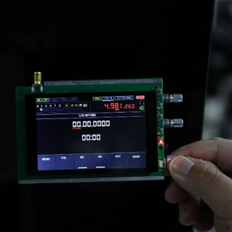 50 кГц 200 МГц Malachite SDR радио Malahit DSP 3 5 дюйма прикосновение Sn HAM приемопередатчик