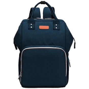

Fashion Baby Care Multi Pocket Waterproof Zipper Diaper Bag Nappy Large Capacity Solid Lightweight Nursing Backpack Mummy