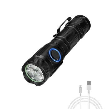 

5 Mode Black LED Flashlight Lamp Torch-light Outdoor Camping Survival Tool Kit