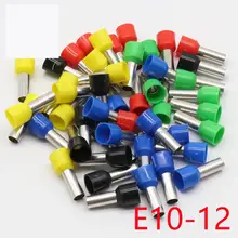 E10 12 Tube insulating font b Insulated b font terminals 10MM2 Cable Wire font b Connector