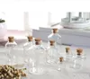 10pcs 12-110ml Glass Bottles With Cork Small Transparent Mini Empty Glass Vials Jars Container Clear Food Botlles Eco-Friendly 2
