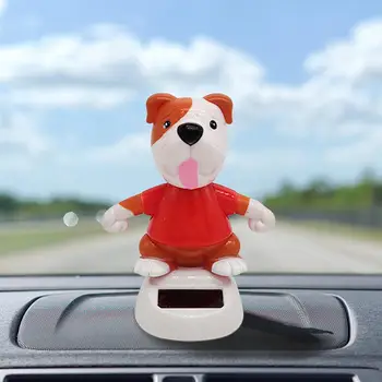 

Innovative Dog Car Solar Powered Shaking Swing Head Dog Dancing Cute Decoration Car Interior Auto Decorative Dog Dashboard Toys