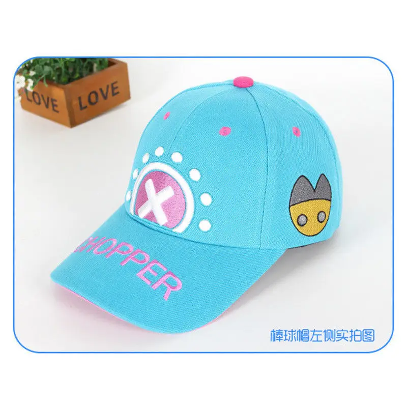 Аниме одна штука Tony Chopper бейсболка Мужская и Женская Хип хоп шляпа для