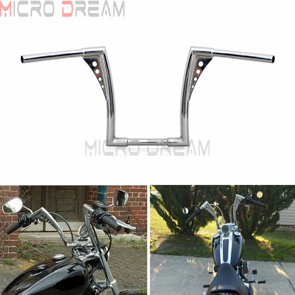 Motorcycle Parts Motorcycle Bars Handlebar Chopper Bobber 12" Chrome