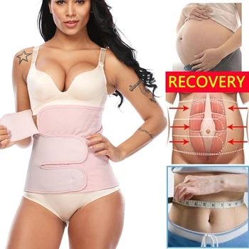 

Women Body Shaper Post Belly Band Postpartum Recovery Belt Girdle Belly Binder Cotton