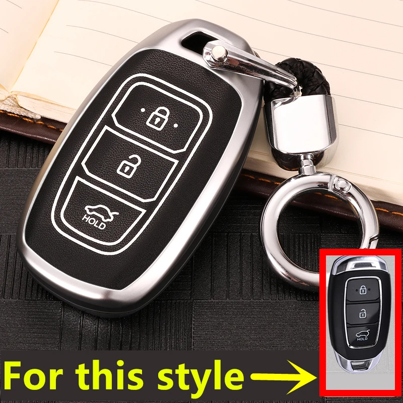 As picture Для hyundai ix35 santafe verna автомобильный ключ сумка индивидуальный ключ оболочки набор ключей украшение автомобиля аксессуары - Цвет: As picture