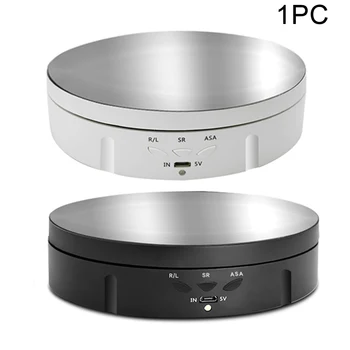 

USB Rechargeable Battery Powered Jewelry Holder 3D Models 3 Speeds Adjustable For Photography Rotating Display Stand Electric