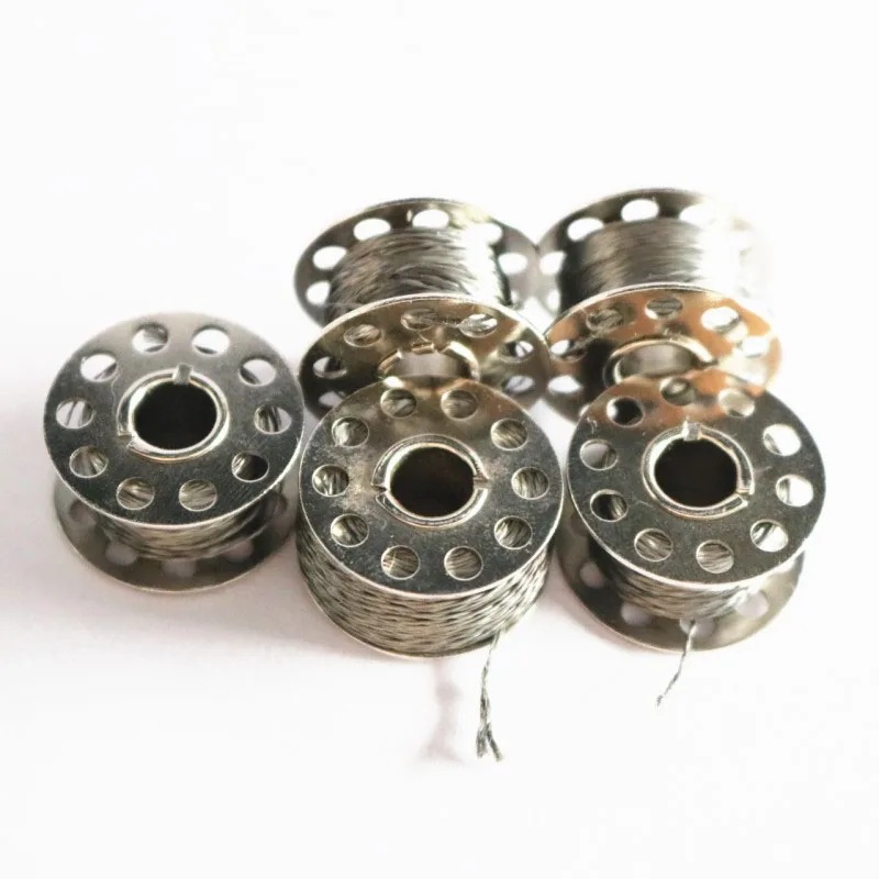 316L stainless steel metal fiber thread, high temperature resistant conductive sewing thread, signal transmission bobbin thread