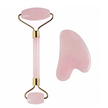 

1PC Mini Stone Roller Slimming Face Massager Lifting Tool V Scraping Plate Anti Wrinkle Face Skin Lifting Tool Massage Roller