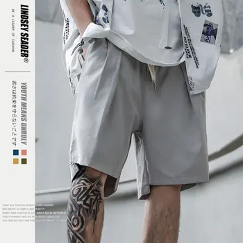 

Lindsey Seader 2020 Hip Hop Short Streetwear Harajuku Jogger Shorts Summer HipHop Men Track Short Sweatpant Pocket Cotton Casual