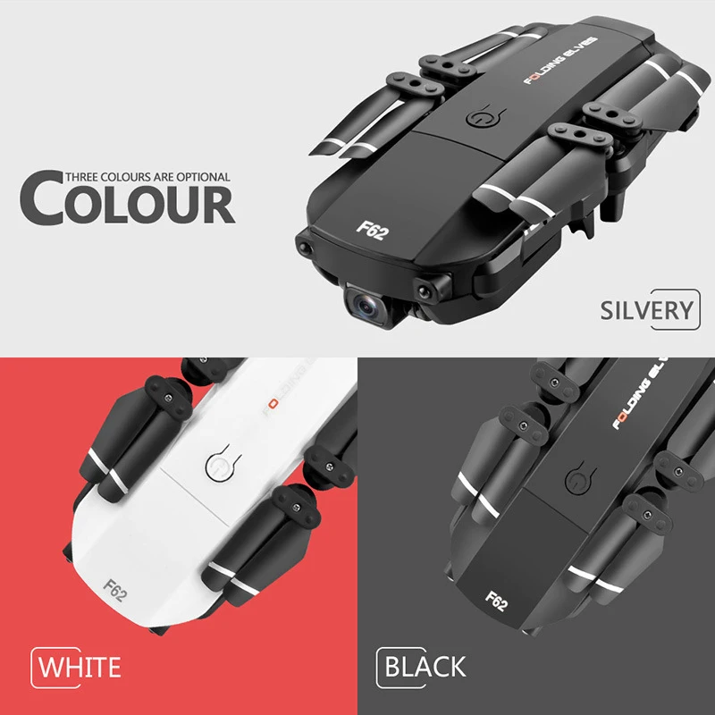 

Free shipping F62 UAV drone 4K HD With Camera HD Optical Flow Positioning Quadrocopter Altitude Hold FPV PK mi drone air drone