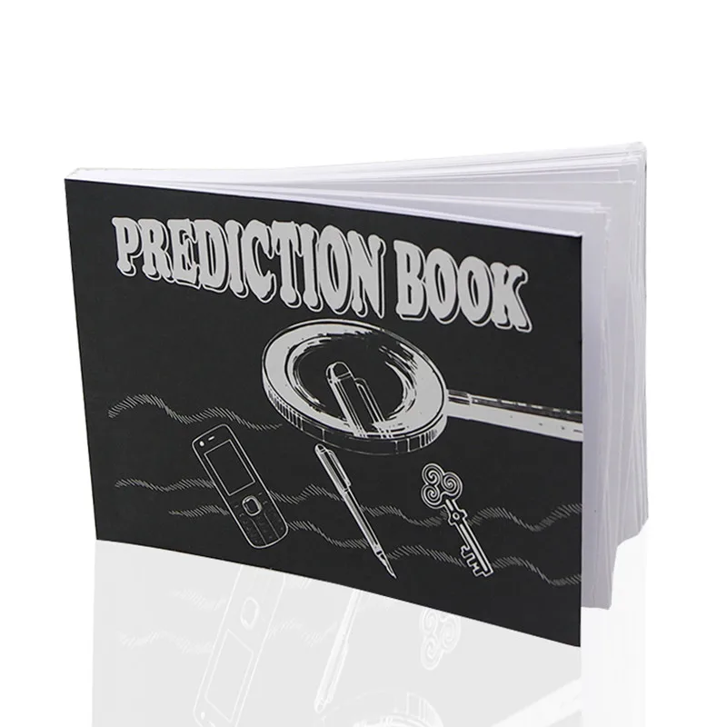 

Prediction Book -Magic Trick Magic Props Gimmick Stage/Close Up Fire Comedy Accessories Children Beginners Primary Kit