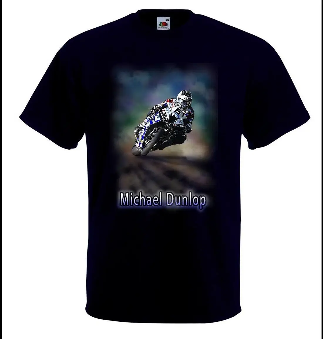 

Airbrushed Isle of Man TT Superbike Rider Michael Dnuelop T-Shirt in any SizeMale Hip Hop funny Tee Shirts cheap wholesale
