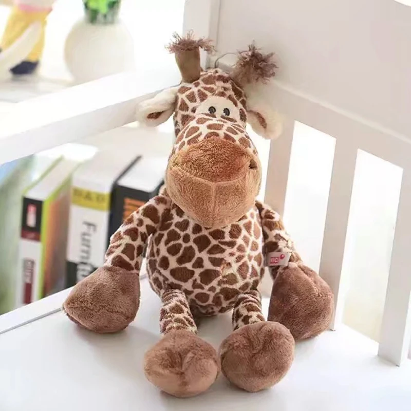 23 см милый имитирующий жираф мини прекрасный плюшевый чучело игрушечный олень игрушки ребенок аппетитная игрушка для детей день рождения рождественские подарки