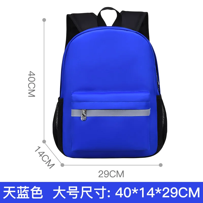 Blue Large Детский рюкзак школьный рюкзак для школы сумки для подростков мальчиков и девочек большой емкости Водонепроницаемый ранец детская книга сумка Mochila - Цвет: Blue Large