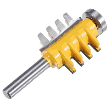 

8mm Shank Rail Reversible Finger Joint Glue Router Bit Cone Tenon Woodwork Wood Milling Cutter Tool