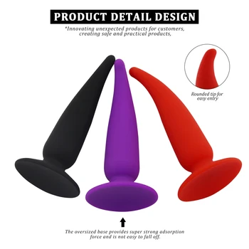 EXVOID Butt Plug Sex Toys for Men Gay Prostate Massager Penis Suction Cup Sex Shop Dildo Silicone Anal Plug Adult Products 6