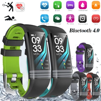

2020 NEW Smart Band IP67 Waterproof with Heart Rate Blood Pressure Monitor Sleep Tracking Step Sport Fitness Watch for Men Women