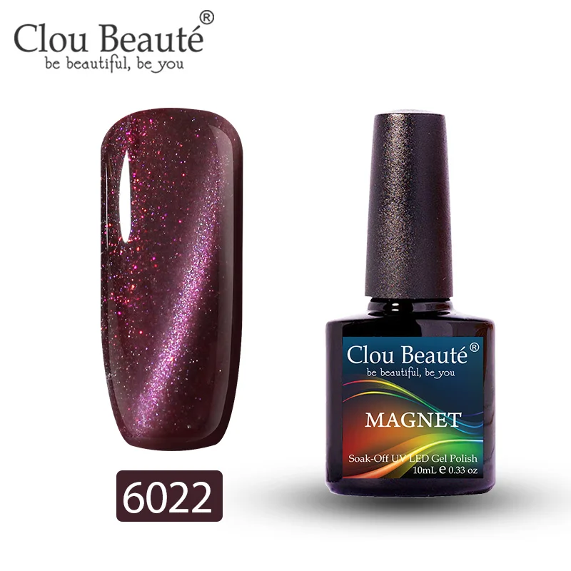 6022 Clou Beaute Гель-лак для кошачьих глаз 46 цветов маникюрный Декор гель лак для ногтей отмачиваемый лак для ногтей 10 мл Полупостоянный лак для ногтей - Цвет: 6022