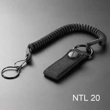 

Climbing Anti Lost For Flashlight With Buckle Adjustable Spring Hiking Lanyard Rope Hunting Accessories Safety Strap Outdoor