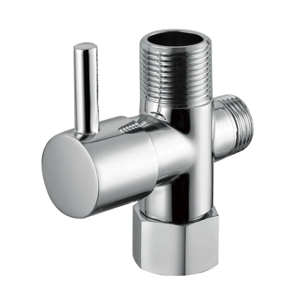 

Repairing Replacement 3-Way Tap Shut Off Faucet Showering Bathroom Copper Water Diverter Divide Sprinkler Separate Easy Install