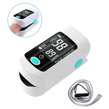 

Finger Clip Heart Rate Monitor Pulse Oximeter Blood Oxygen Saturation SpO2 & PR Monitor Pulse Rate Measurement Meter Health Care