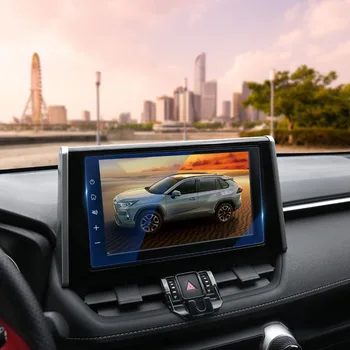 

GPS Navigation Screen Tempered Glass Membrane Anti Blue Ray Protector Film For Toyota RAV4 RAV-4 2020 2019 Car Accessories