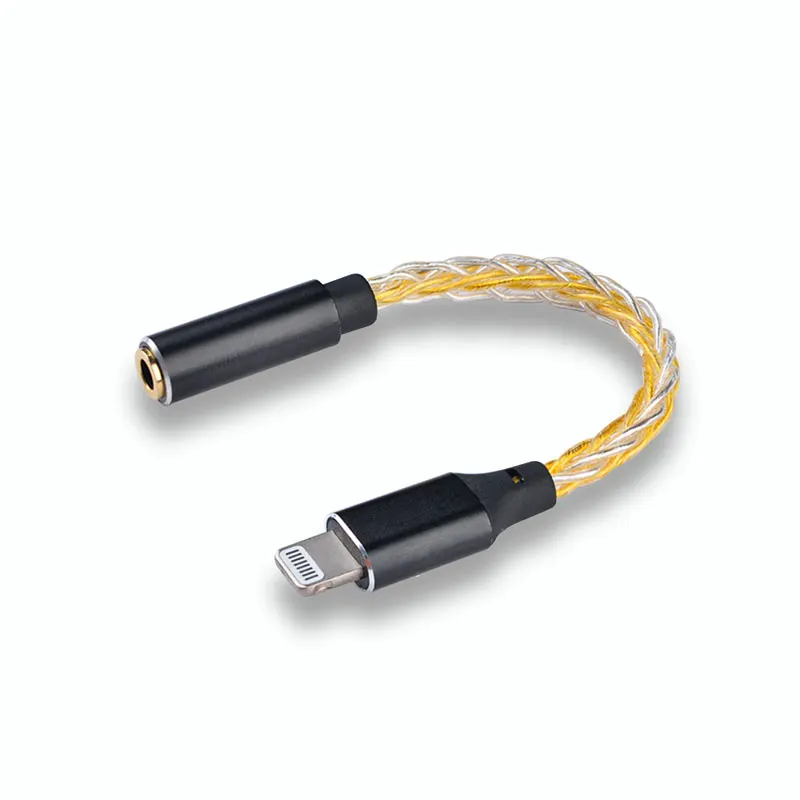 Jcally-hi-fi Fone Amplificador Jm08l Adaptador Lightning Mfi Cabo para Iphone C101 Dac Stands 35 Milímetros Banhado a Prata - Image 5