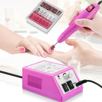

Professional Electric Nail Drill Machine Kit Nails Gel Remove Machine Nail Art Tools Kit Pen Pedicure Nails File Sanding Bands