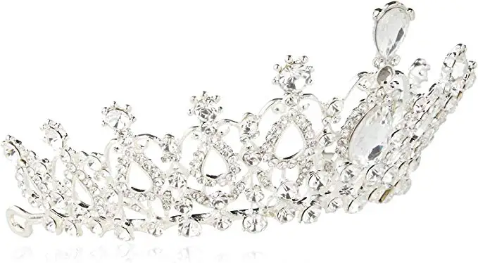 Ever Girl Bling невесты аксессуары для волос диадемы, серьги ожерелье свадебный набор