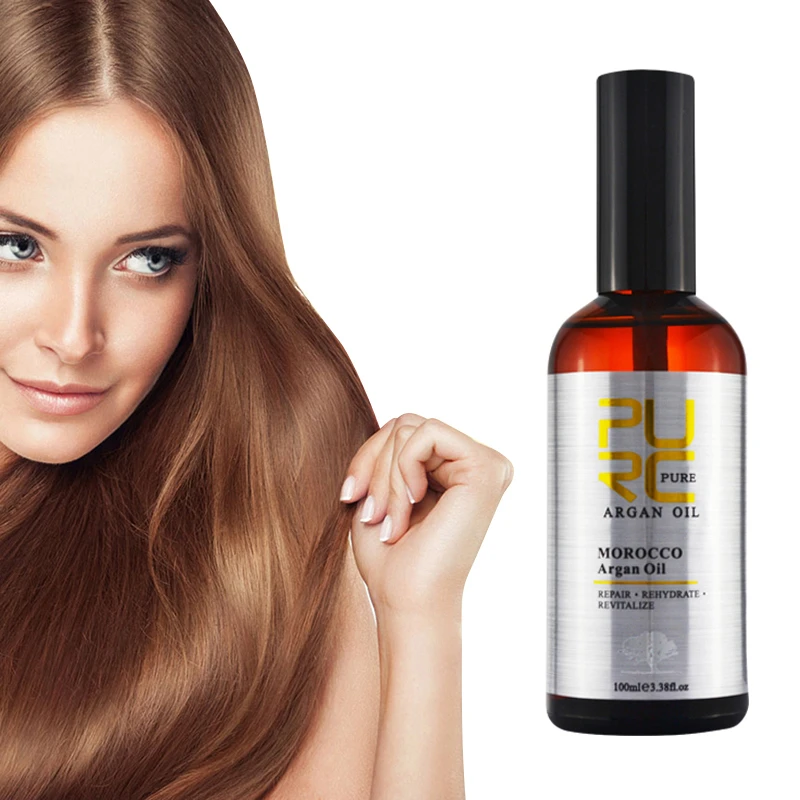 

100ml Argan Oil for Hair Care Protects Damaged Hair Moisture Hair Salon Products Vitamin E Treats Dry Scalp Fights Hair Loss