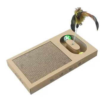 

Pet Cat Scratching Board Multifunctional Corrugated Paper Cat Scratch Board Pet Toys Pet Supplies for Home