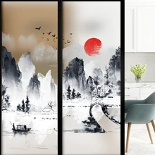 Новые стили индивидуальные статические цепляются матовые витражные оконные пленки, свежие домашние наклейки из фольги, ПВХ самоклеющиеся оконные оттенки