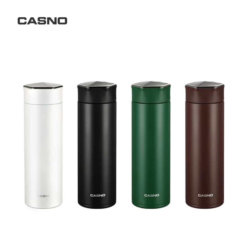

CASNO Water Bottles High quality hydro flask 350ml 450ml stainless steel water bottle outdoor Portable Vacuum Insulated Pot