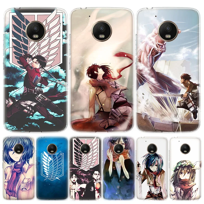 Чехол для телефона Attack on Titan Mikasa Motorola MOTO G8 G7 G6 G5 G5S G4 E6 E5 E4 Plus Play Power One Action мягкий