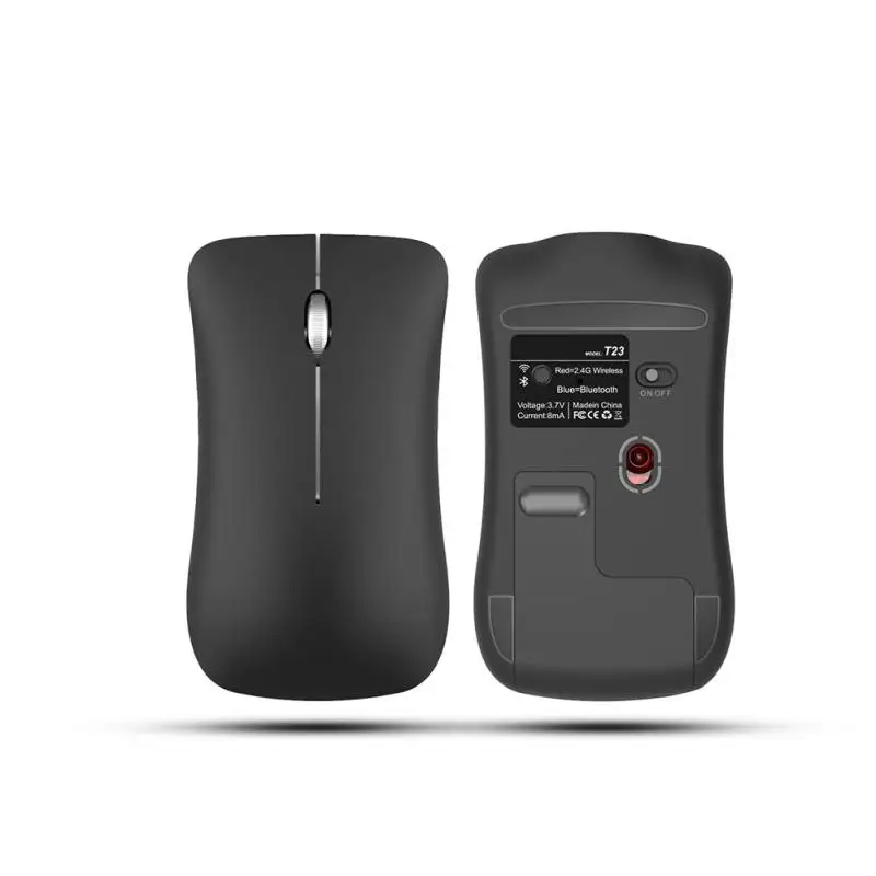 2,4 ГГц USB беспроводной Bluetooth двухрежимный планшет ноутбук компьютерная игровая мышь оптическая прокрутка мыши