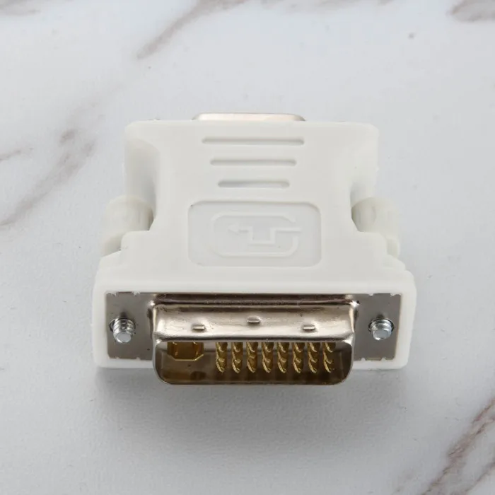 DVI-I двойной Link24+ 5 мужчин в HD 15 Pin VGA SVGA Женский видео карта монитор ЖК-конвертер адаптер PUO88