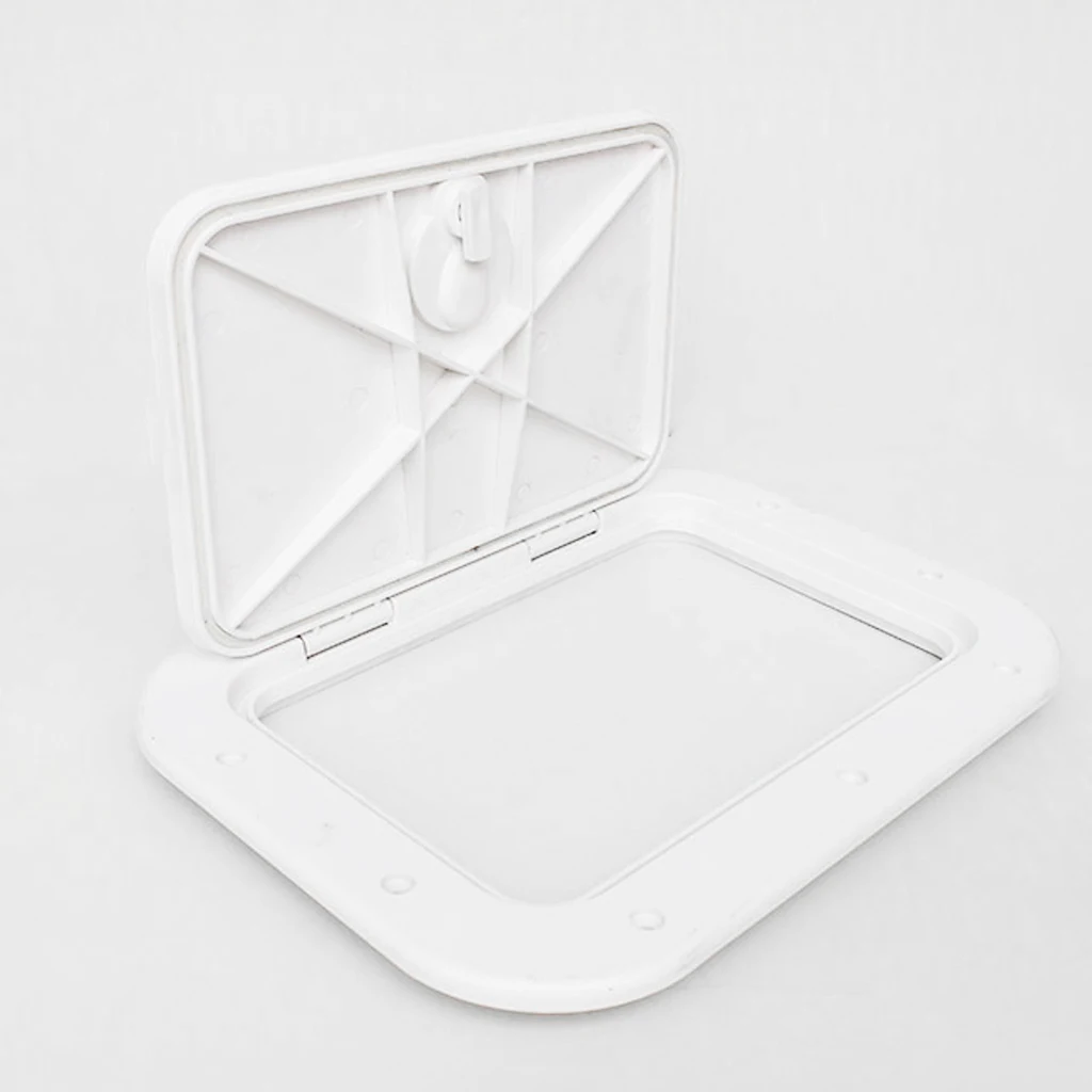   Marine Deck Plate Inspection Hatch Plastic Access Boat RV 375x280mm